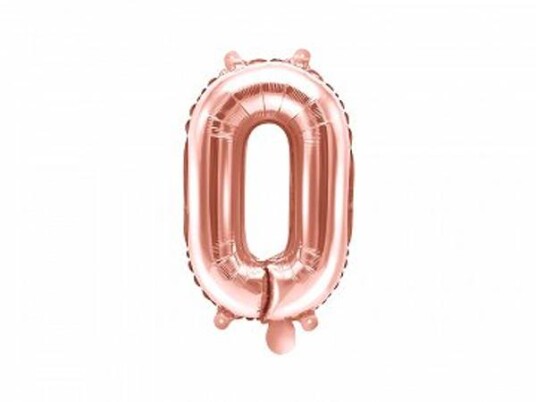 Folieballong 0 Rose Gold 35cm