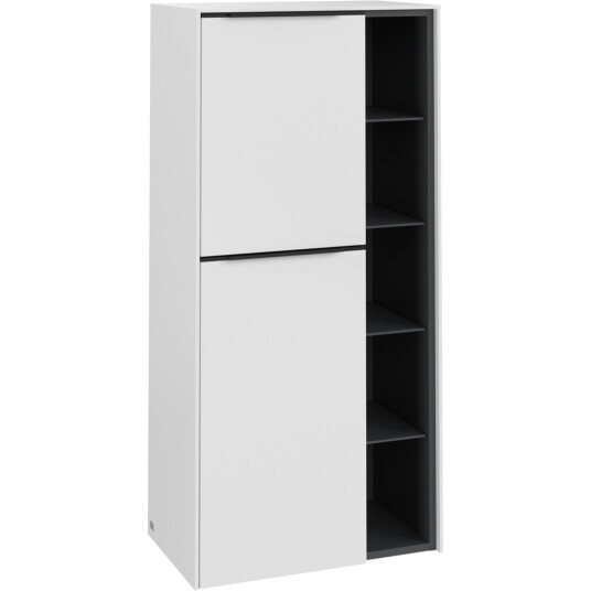 VILLEROY & BOCH SUBWAY 3.0 SIDESKAP 57X120 VENSTRE PURE WHITE HÅNDTAK I VOLCANO BLACK VILLEROY & BOCH SUBWAY 3.0 SIDESKAP 57X120 VENSTRE PURE WHITE HÅNDTAK I VOLCANO BLACK