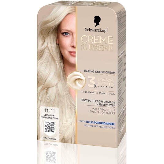 Schwarzkopf Creme Supreme  11-11 Ultra Light Titanium Blonde