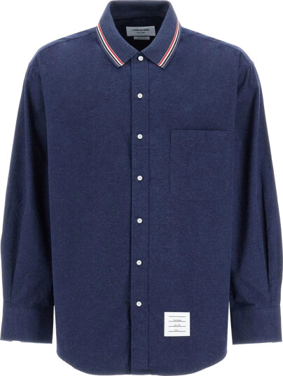 Thom Browne Herre Skjorter Blå M,