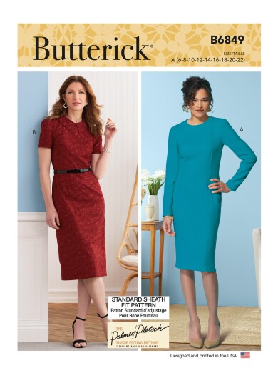 Butterick 6849 - Kjole STRL: 6-22