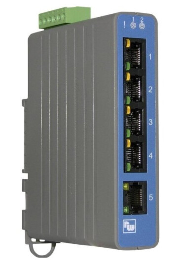 Wachendorff Ethernet Switch, 5 Ports - Ethsw50k Industrial Ethernet Switch