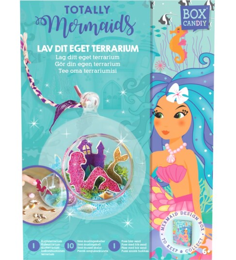 BOX CANDIY Totally Mermaids Terrarium Art BC-1908 BOX CANDIY Totally Mermaids Terrarium Art BC-1908