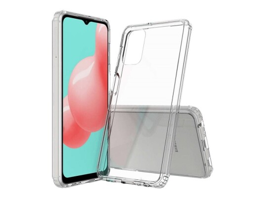 Screenor Hybrid Bumper - Baksidedeksel For Mobiltelefon - Gjennomsiktig - For Samsung Galaxy A14
