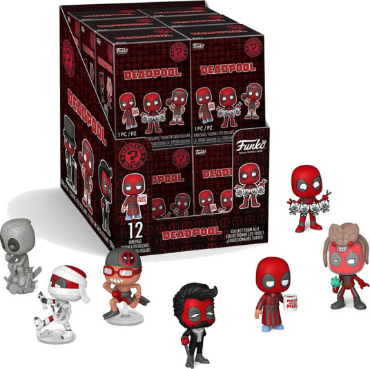 Funko Mystery Mini: Deadpool Marvel One Random Mystery Mini Per Transaction