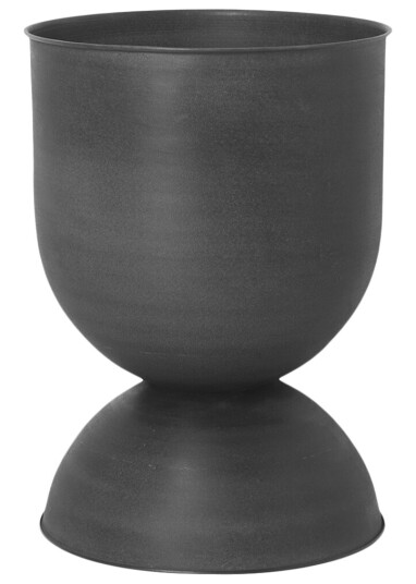 ferm LIVING Hourglass krukke stor Ø50 cm Svart-mørkegrå ferm LIVING Hourglass krukke stor Ø50 cm Svart-mørkegrå