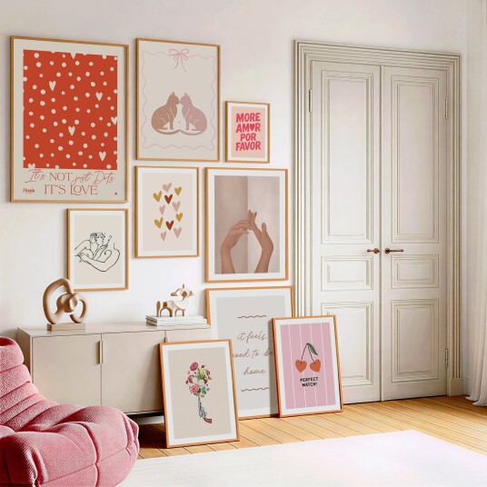 Valentine's Day Gallery Wall Set Plakat / 40x50cm Valentine's Day Gallery Wall Set Plakat / 40x50cm
