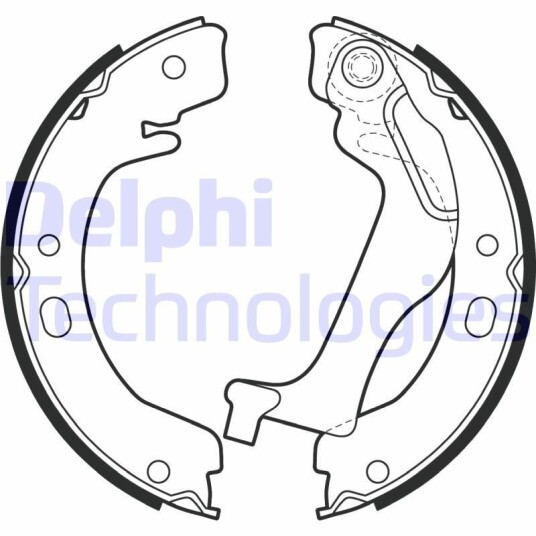 Bremsesko sett DELPHI LS2003 Bremsesko sett DELPHI LS2003