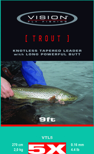 Vision Trout Leader 9" Vision Trout Leader 9"