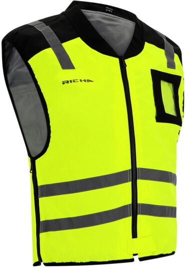 Richa Sleeveless Safety Vest XL 2XL 3XL Gul Richa Sleeveless Safety Vest XL 2XL 3XL Gul