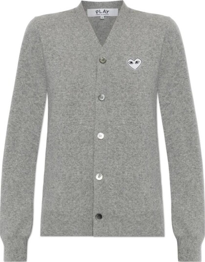 Comme des Garçons Play Dame Strikkevarer Grå S,