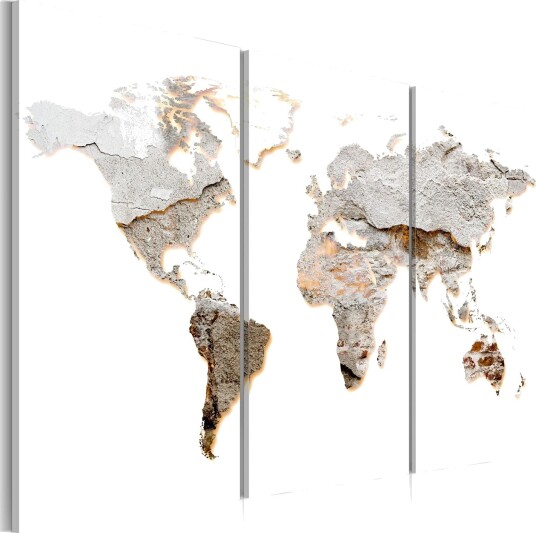 Bilde Concrete Continents 90x60 Artgeist sp. z o. o.
