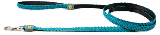 Hunter Hundehalsbånd Turkis 15mm 180cm 3D Mesh Hunter Hundehalsbånd Turkis 15mm 180cm 3D Mesh