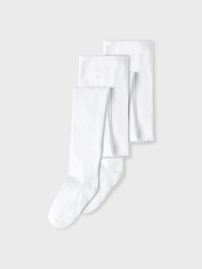 Name It Pantyhose 2 Pack Solid Hvit 98/104