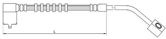 Bremseslange METZGER 4110685
