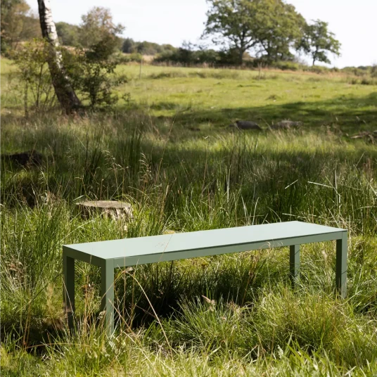 Fiam Aria benk sage green