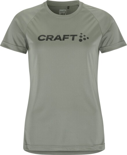 Craft Women's Core Unify Logo Tee Leaf, XS