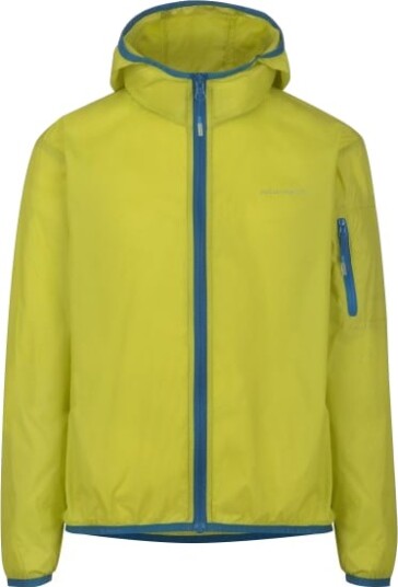 Jotunheim Vindjakke Packable Junior Bright Chartreuse/Blue Sapphir 128/8
