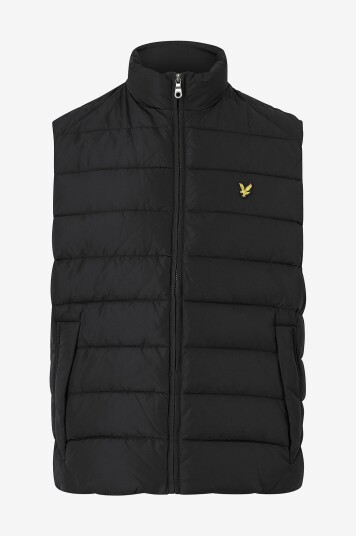 Lyle & Scott Vest Quilted Gilet Svart
