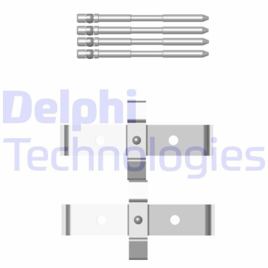 Tilbehørsett, skivebremse belegg DELPHI LX0469