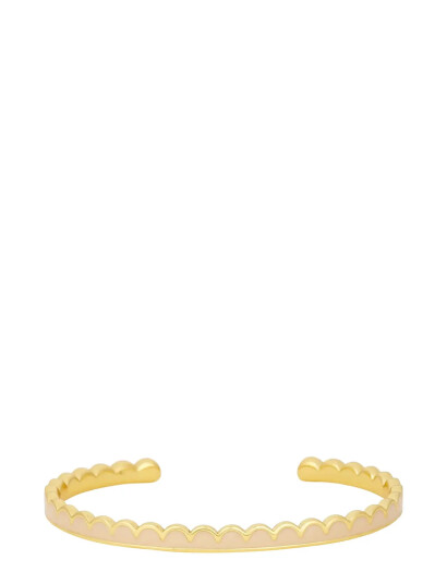 DESIGN LETTERS Lace Bangle   Brass |Guld |One Size