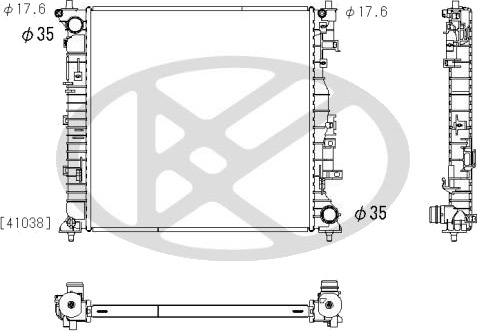 KOYORAD PL813940 Radiator, motorkjøling