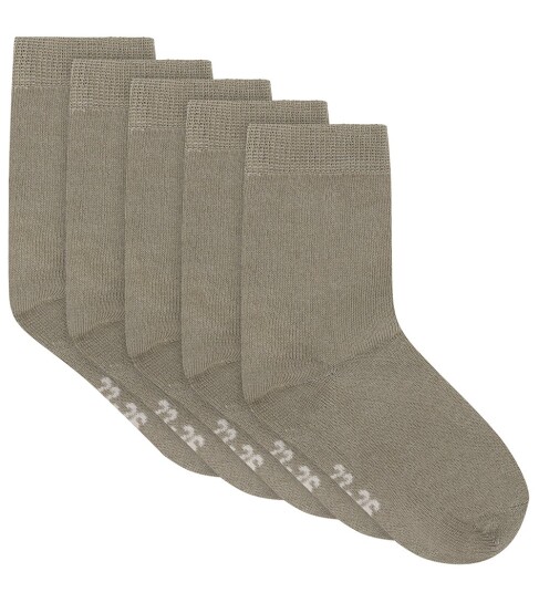 Minymo 5-pack Ankelsokker Treff til Barn 35/38 Brun