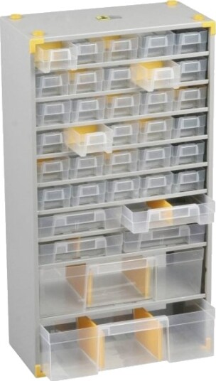Allit Verktøymagasin L X B X H 300 X 140 X 565 Mm 36 Rom 1 Stk Allit Verktøymagasin L X B X H 300 X 140 X 565 Mm 36 Rom 1 Stk