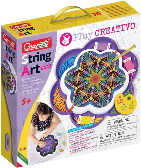 Quercetti String Art Mandala Play Creativo Quercetti String Art Mandala Play Creativo