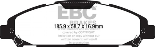 Bremseklosser EBC Brakes DP43039R