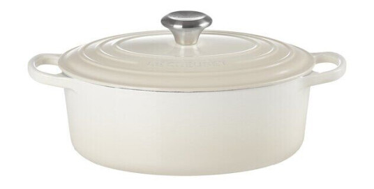 Le Creuset Oval gryte 4,1L meringue Le Creuset Oval gryte 4,1L meringue