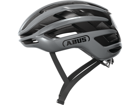 ABUS AirBreaker 2.0 sykkelhjelm graphite silver ABUS AirBreaker 2.0 sykkelhjelm graphite silver