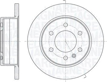 MAGNETI MARELLI 361302040295 Bremseskive