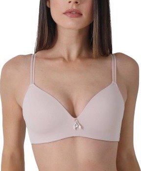 sassa BH Sparkling Light Padded Soft Bra Beige D 85 Dame