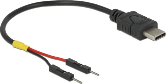 Delock Usb/strøm kabel 24 Pin Usb c Til 2 pins Usb header 10cm