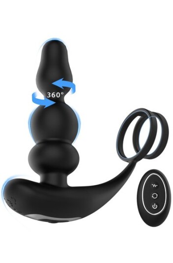360 Rotating Prostate Plug With Remote 360 Rotating Prostate Plug With Remote