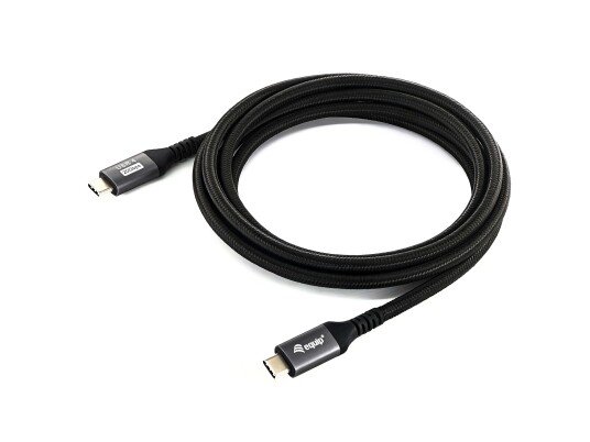EQUIP USB Kabel 4.0 C -> C       St/St  2.00m        schwarz