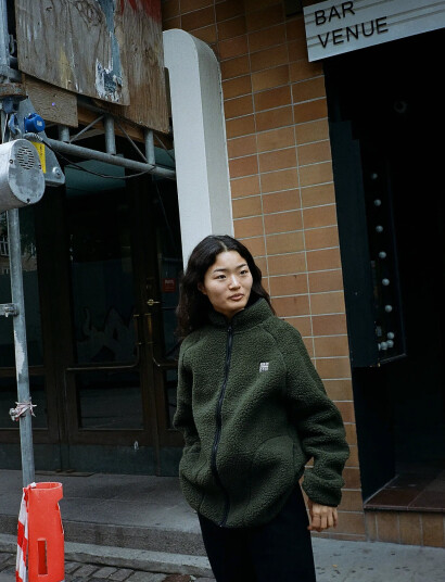 H2O Langli Pile Jacket - Khaki green - S H2O Langli Pile Jacket - Khaki green - S