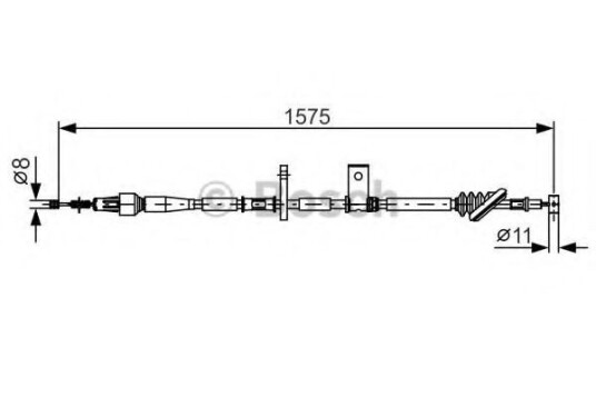 Bremsewire BOSCH 1 987 482 095