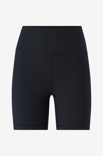 Aim'n Treningstights Ribbed Performance Midi Biker Shorts Svart
