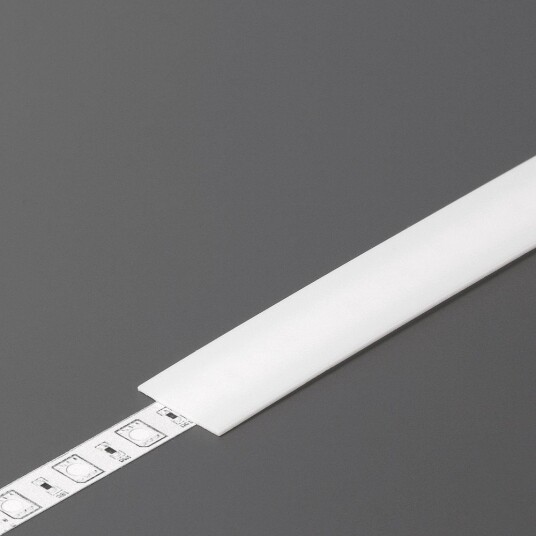 Topmet 2m deksel B SLIDE   Melkehvit
