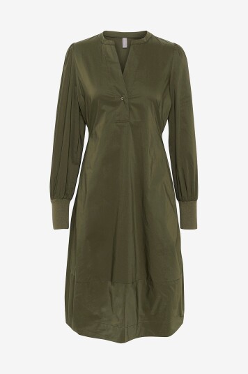 Culture Kjole cuAntoinett Rib Dress Grønn