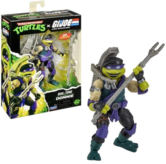 Teenage Mutant Ninja Turtles x G.I. Joe DialTone x Donnie Action Figure (TMNT)