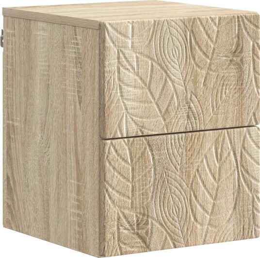  Vegghengt Nattbord Sonoma eik 34,5 x 33 x 40 cm Konstruert tre