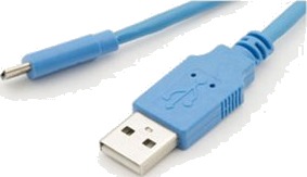 Shiverspeak Usb-Lade- Og Synkekabel Usb A/Micro B Blå 1,8 M