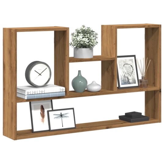 Vegghylle artisan eik 99x15x60 cm konstruert tre Vegghylle artisan eik 99x15x60 cm konstruert tre