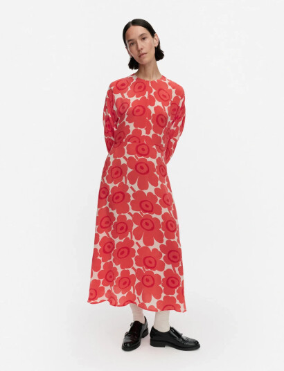 Marimekko Rytmi Unikko   Red   38