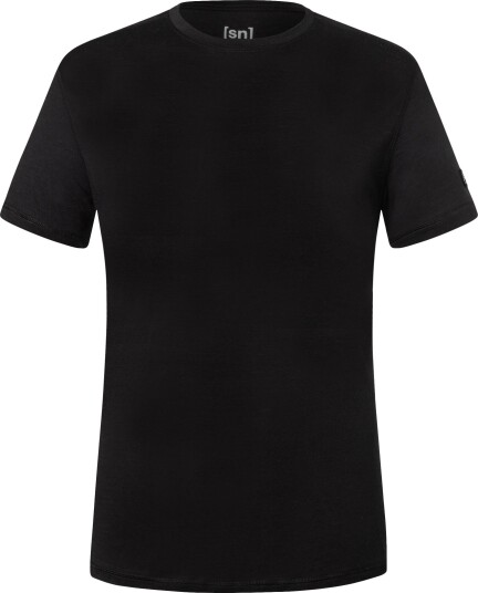 super.natural Men's Sierra140 Tee Jet Black L