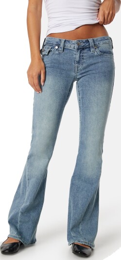 True Religion Joey Low Rise Flare Peak Spot 29