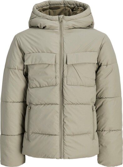 Jack & Jones Jcofusion Pu Puffer Jacket Jnr - DUSTY OLIVE - 128